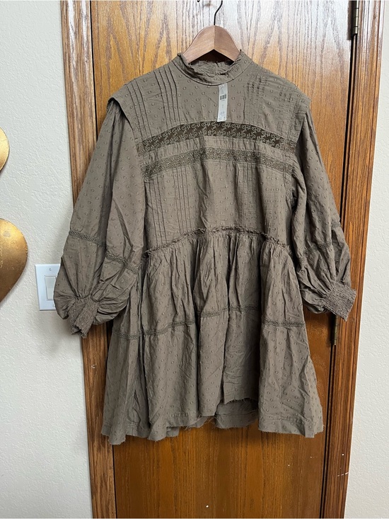 Pilcro Dresses & Skirts - Pilcro anthropologie Olive Green Dress S